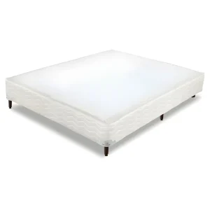 1 Box Casal 138X188X24 Sommier Plus Bege Orthocrin