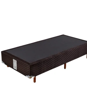 1 Box Solteiro 88X188X25 Marrom Tabaco Polar