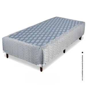 1 Box Solteiro Alto 110X200X32 Square Black Orthocrin